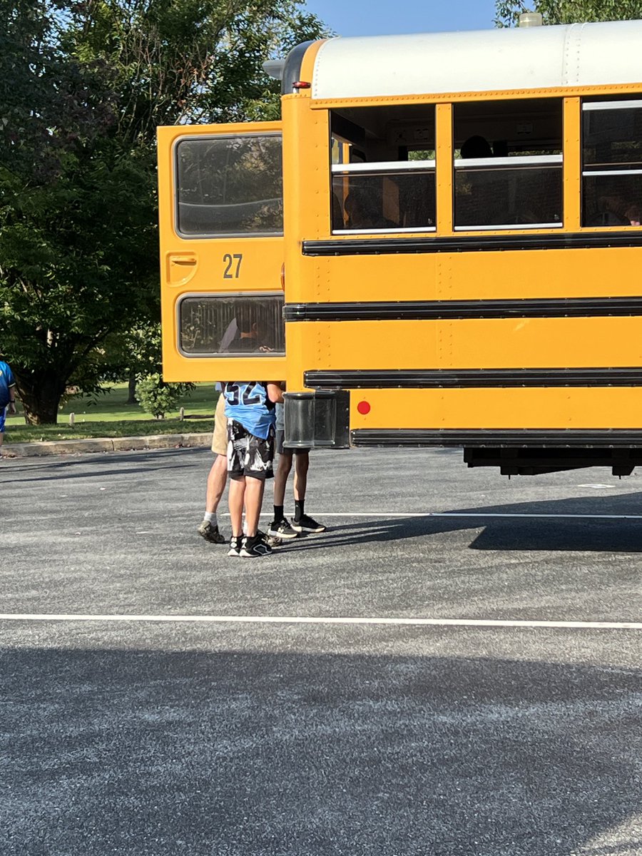 Bus evacuation went well!