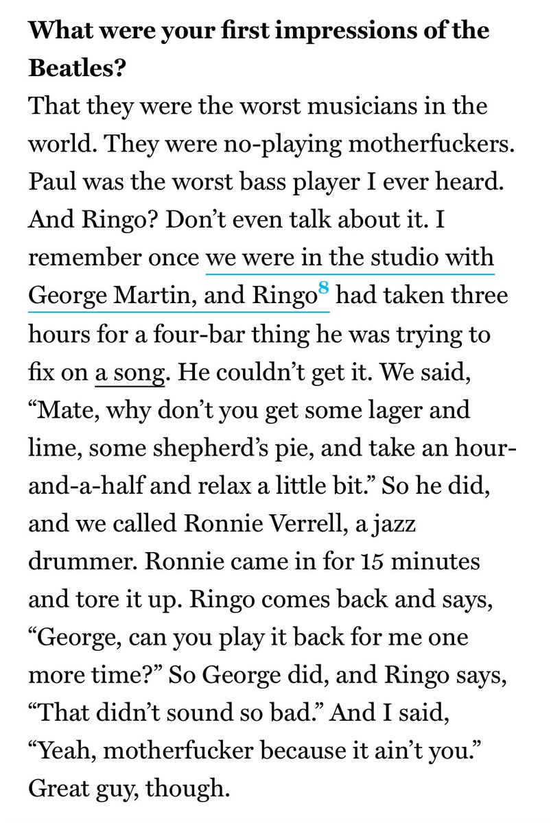 Quincy Jones on the Beatles