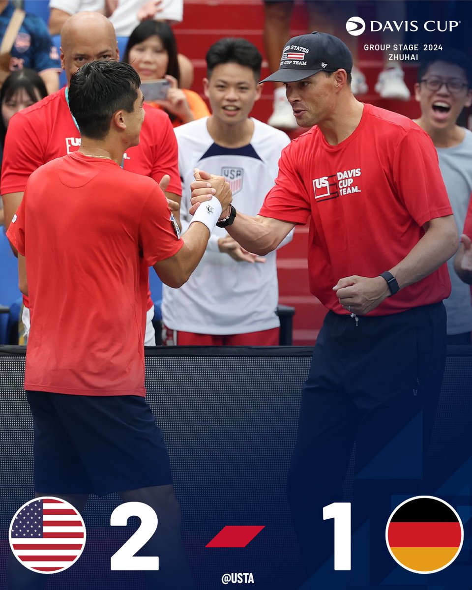 Closing out <a href="/DavisCup/">Davis Cup</a> Finals Group Stage with a W!