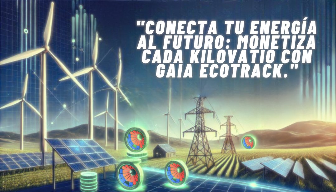 Gaia_Ecotrack's tweet photo. 🌞 Energía Renovable + Blockchain 🌐
¿Sabías que puedes ganar dinero con tu sistema de energía solar? 💰 Con Gaia Ecotrack, cada kilovatio que generas se monetiza y se convierte en ingresos reales. ♻️🔋
#energiarenovable | #blockchain | #GaiaEcotrack | https://t.co/ZAVsROpNwO