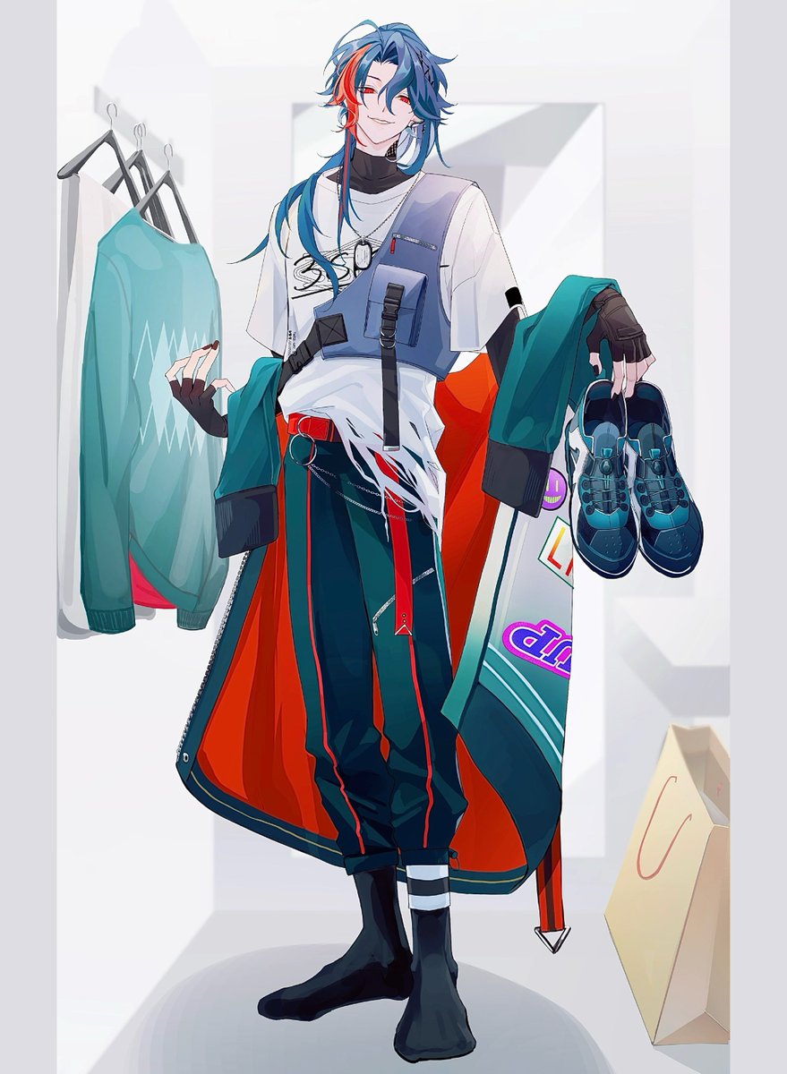 alkaloid_8's tweet image. 🛍️ #かいせ絵  #3SKM新衣装