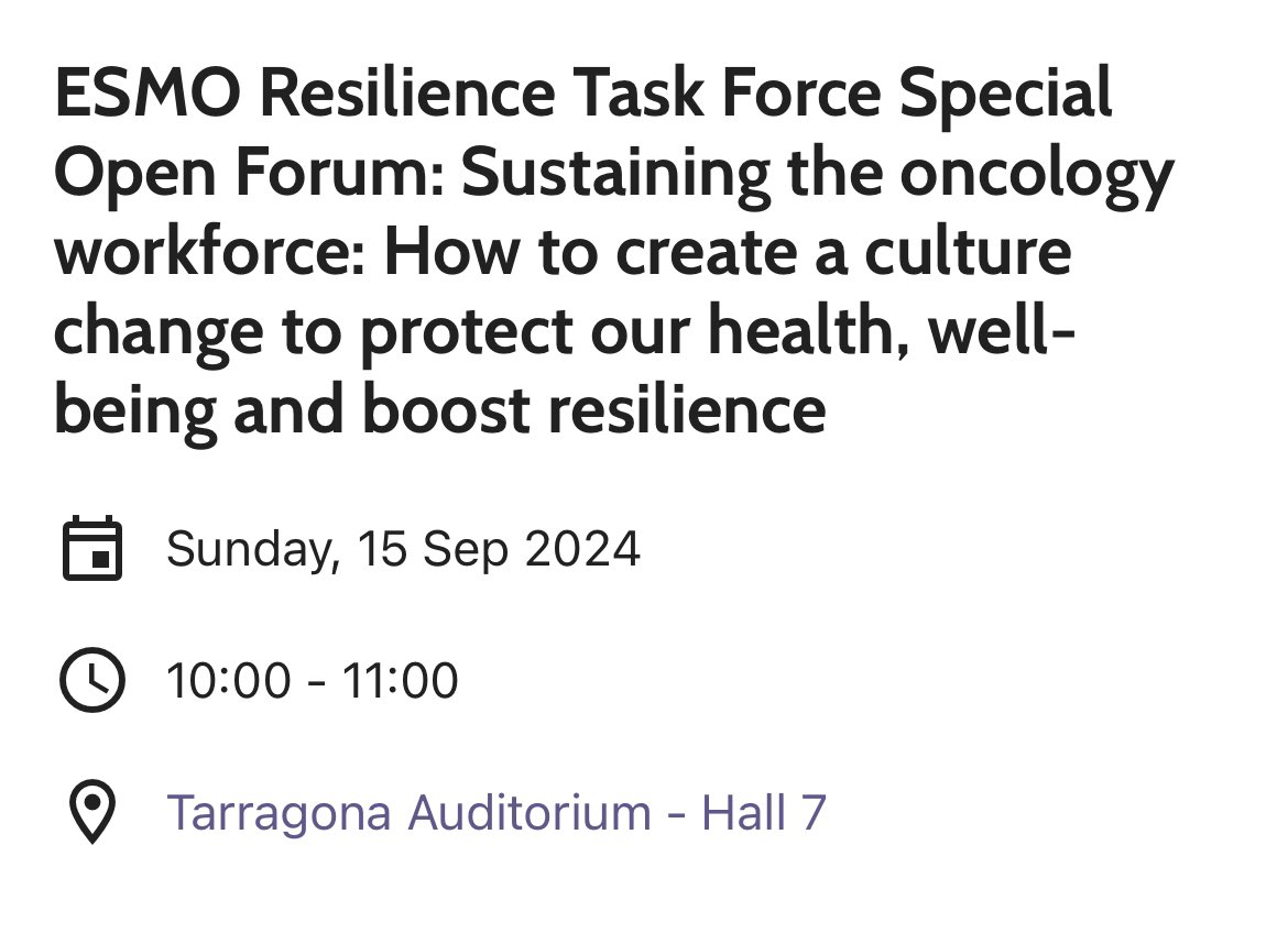 Jon Lim, MRCP PhD (@drjonlim) on Twitter photo #ESMO24: Looking for a way to start your Sunday morning?
Come join us at our #ESMORTF Special Open Forum!👇
We will also be joined by:
▶️ #ESMOW4O <a href="/ElinardouHelena/">Helena Linardou</a>
▶️ #ESMOYOC <a href="/matteolambe/">Matteo Lambertini, MD PhD</a>
▶️ #PublicPolicy <a href="/jeanyvesblay/">Jean-Yves Blay</a>
#ESMO4Carers #ESMOAmbassadors #ESMO24: Looking for a way to start your Sunday morning?
Come join us at our #ESMORTF Special Open Forum!👇
We will also be joined by:
▶️ #ESMOW4O <a href="/ElinardouHelena/">Helena Linardou</a>
▶️ #ESMOYOC <a href="/matteolambe/">Matteo Lambertini, MD PhD</a>
▶️ #PublicPolicy <a href="/jeanyvesblay/">Jean-Yves Blay</a>
#ESMO4Carers #ESMOAmbassadors