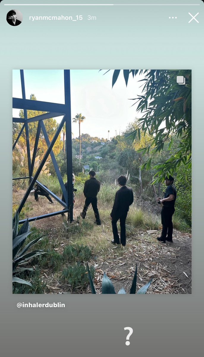 InhalerOnly's tweet image. 📸 Ryan McMahon via Instagram:

‘?’