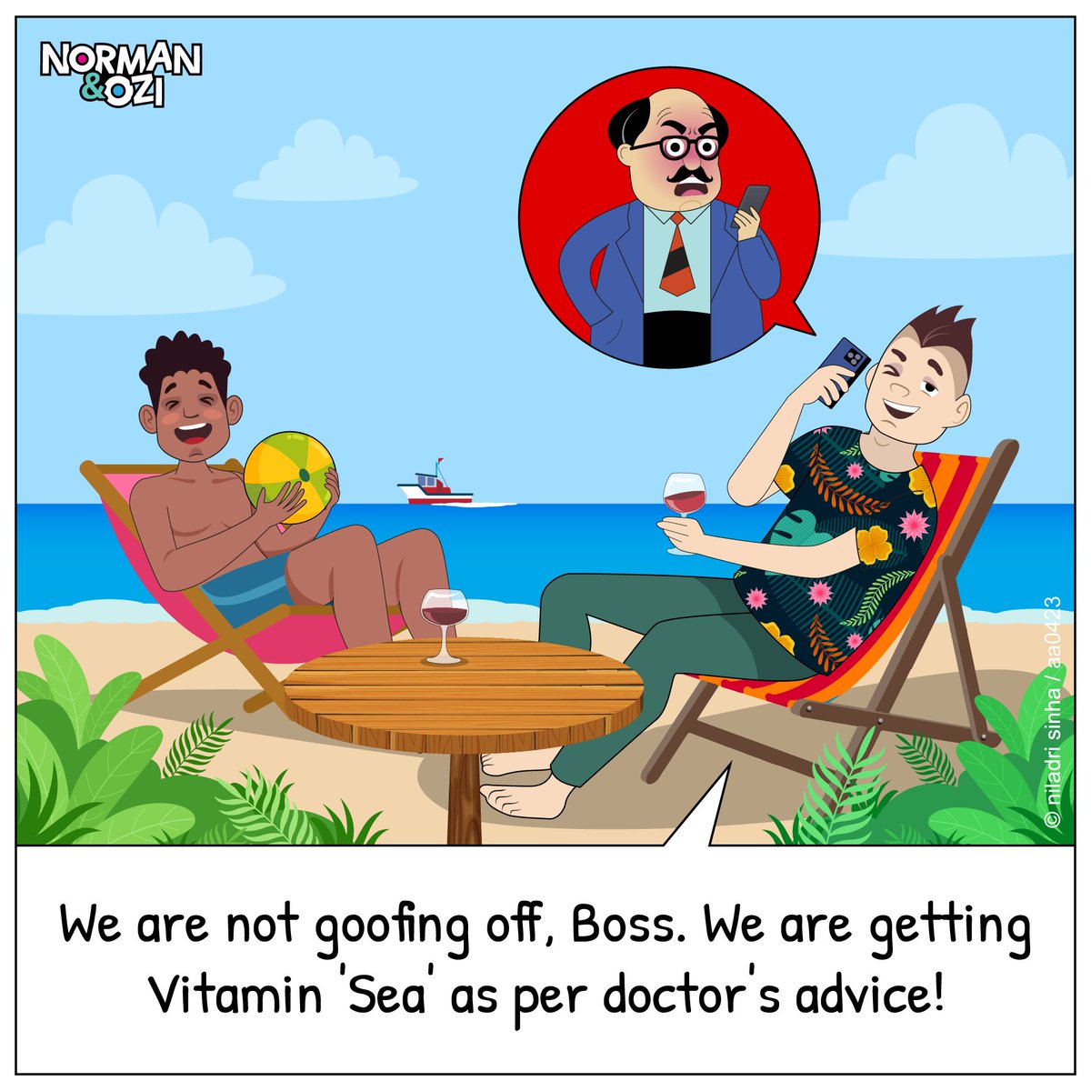 norman_ozi's tweet photo. 🌊 #workcation #vitaminsea #officefun #beachlifebalance #beachvibes #webcomics #remotework #memesdaily #cartoonoftheday #workhacks #worklife #normancomics #vitamins #vacations #WFH https://t.co/ItLLrGGJzm