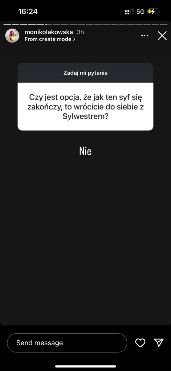 echobasal's tweet photo. Monika Kołakowska wypowiada się w Q&amp;A na Instagramie na temat bieżących wydarzeń dotyczących Sylwestra Wardęgi i Michała "Boxdela" Barona #pandoragate2 #pandora2 #boxdel #baxton #wataha #wardega #sylwek #sylwesterwardega #famemma #monikakolakowska https://t.co/GMRWfZ1GvP