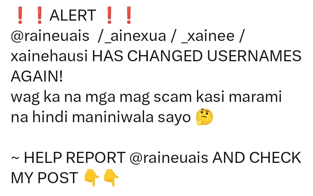 peysnauioscam's tweet photo. EXPOSING @wonauya AS A SCAMMER📢 PLS HELP RT

Madami na po siyang nascam. After mo masend full payment i-block ka na niya.  

Palit din siya ng palit ng username. Pag may nagcomment din sa kanya ng scammer i-blo block ka na niya agad! https://t.co/vTT0xlaYhz