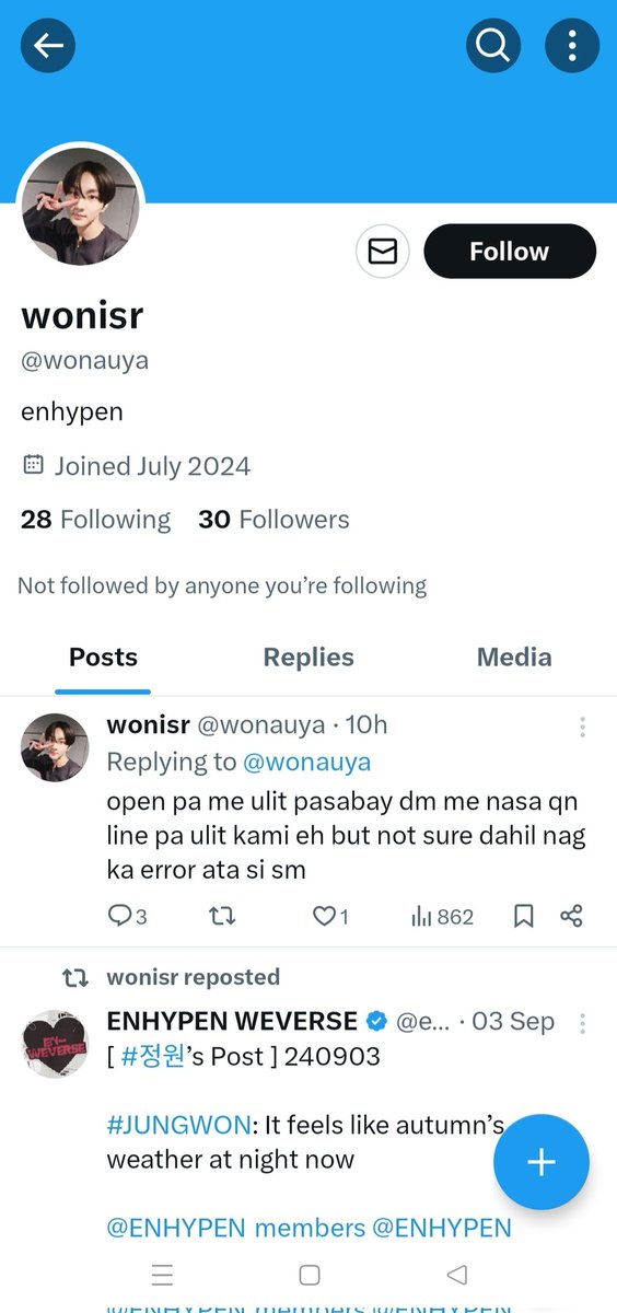 peysnauioscam's tweet photo. EXPOSING @wonauya AS A SCAMMER📢 PLS HELP RT

Madami na po siyang nascam. After mo masend full payment i-block ka na niya.  

Palit din siya ng palit ng username. Pag may nagcomment din sa kanya ng scammer i-blo block ka na niya agad! https://t.co/vTT0xlaYhz