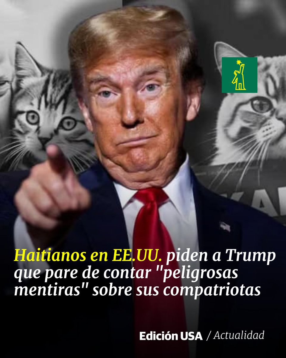 🇺🇸| #DiarioLibreUSA | Dicen estar "enojados" con el expresidente estadounidense por su comentario de que los haitianos están comiendo perros

🔗ow.ly/tH4k50TnzTE

#DiarioLibreUSA #ComunidadHaitiana #EstadosUnidos #DonaldTrump #Springfield #Ohio #Gatos