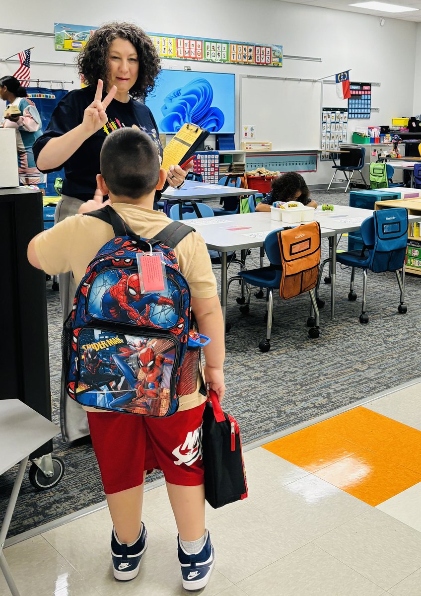 Vandora Springs ES Kinders are welcomed each morning with warmth and care to start their day! <a href="/SEasternArea/">WCPSS Southeastern Area</a> <a href="/vseeagles/">Vandora Springs Elementary School</a> <a href="/MrsRCurtis/">Rhonda Curtis</a> <a href="/ambbyars/">Ashley Byars</a>