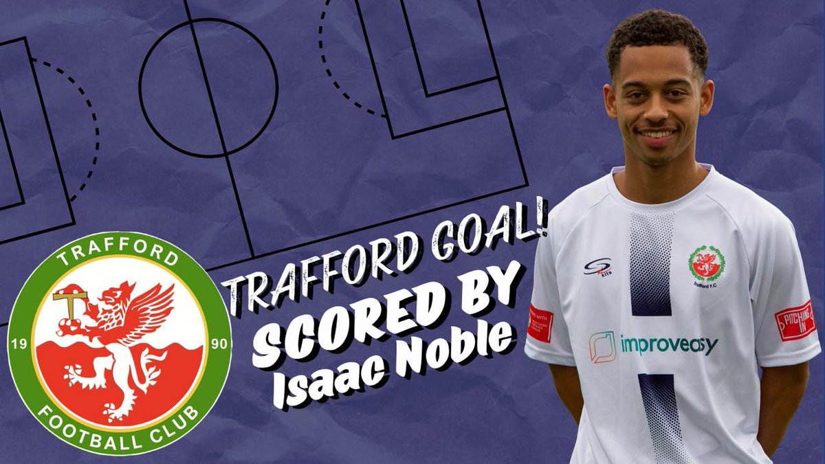 Good work by Riley and Burkey, shot saved by the keeper and Isaac slots it home from a tight angle right side 6 yards out!!
