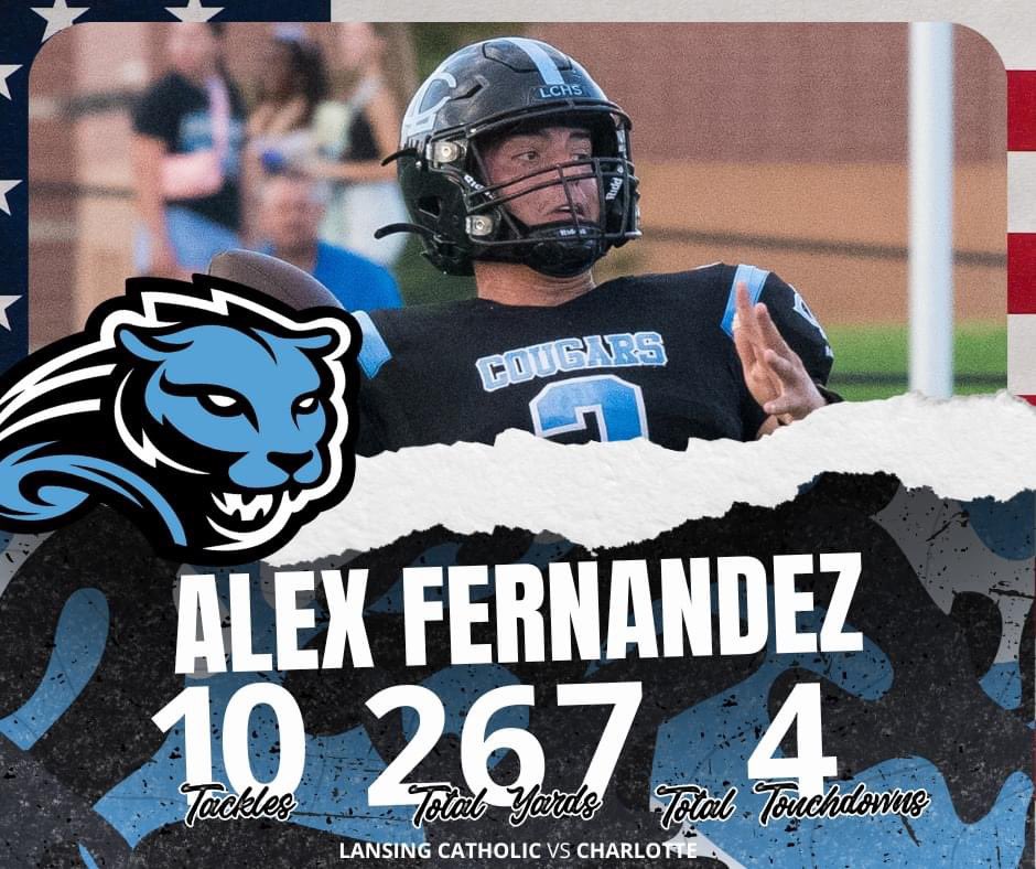 Lansing Catholic Football (@lchs_cougarfb) on Twitter photo 