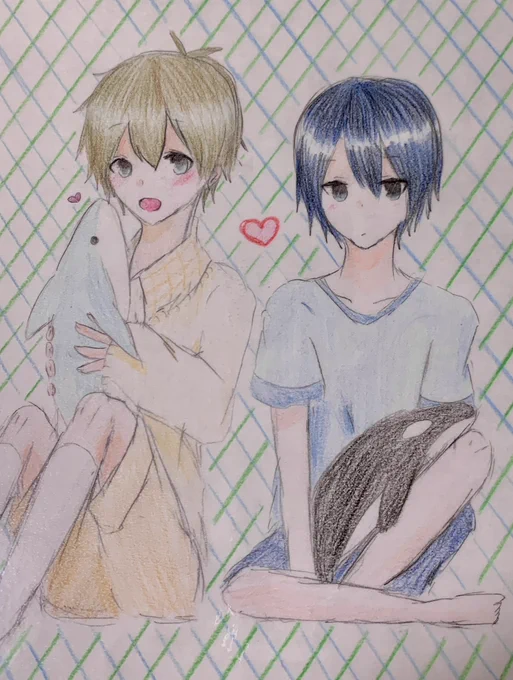 ←恐らく一番古い絵 比較的新しい絵→