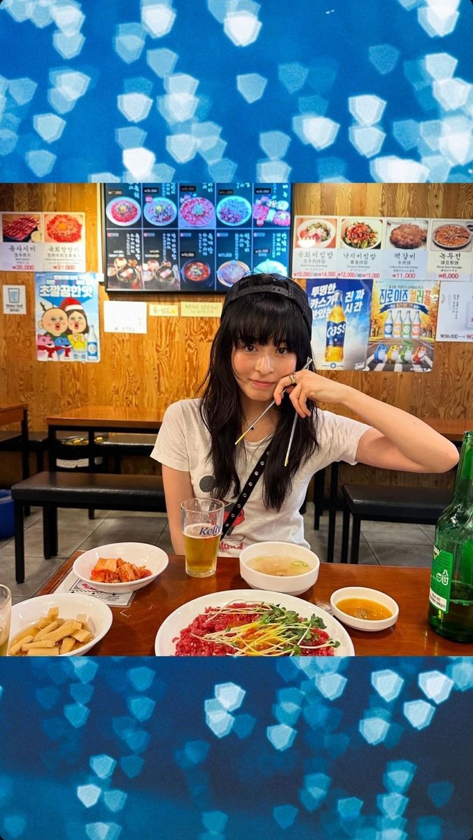 aoto_7mori's tweet photo. 可愛い！！！！
韓国行ったのかな！？
美味しいもの食べてる時の幸せな表情好き😏
#森七菜 https://t.co/qHAlGGrZqT