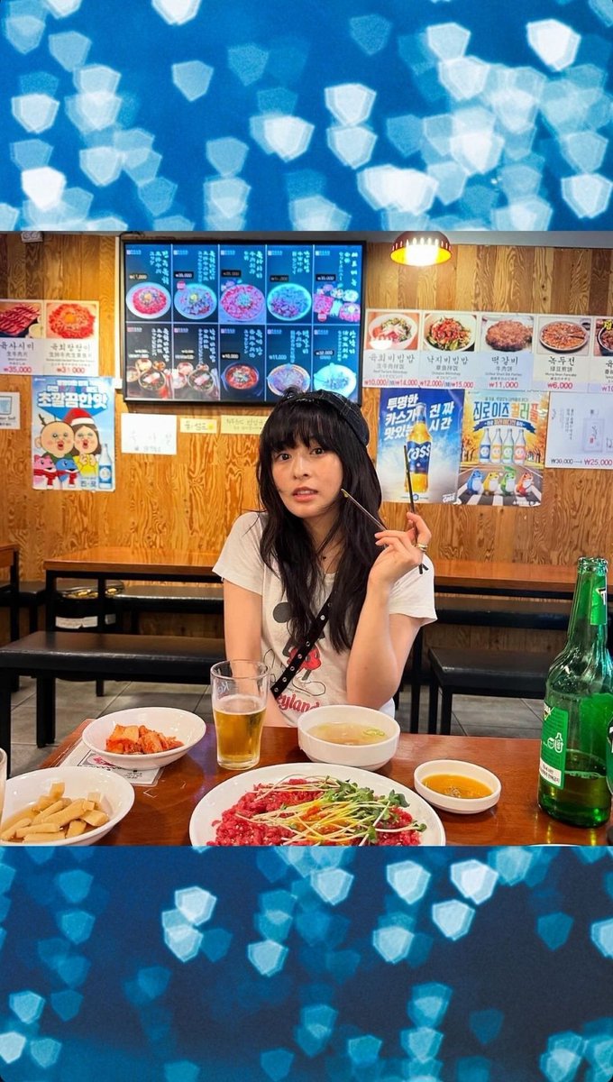 aoto_7mori's tweet photo. 可愛い！！！！
韓国行ったのかな！？
美味しいもの食べてる時の幸せな表情好き😏
#森七菜 https://t.co/qHAlGGrZqT