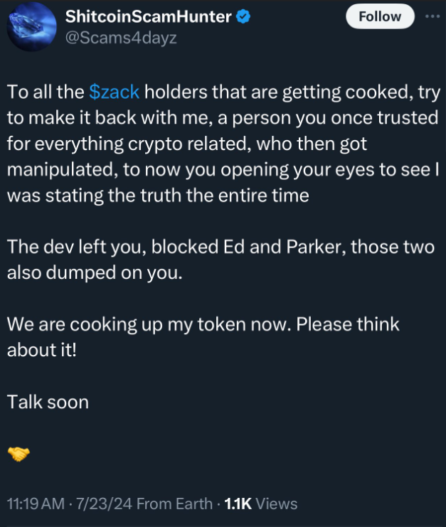 Crypto Rug Muncher tweet media