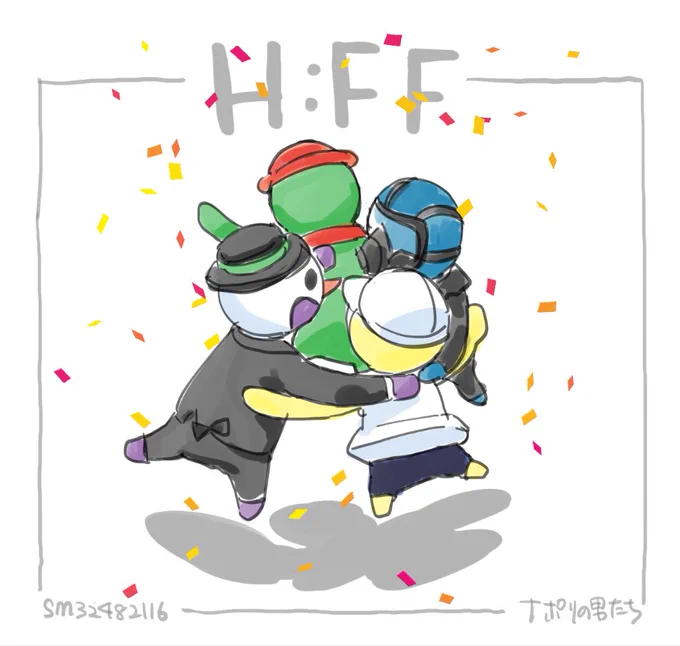 ニコ動時代のなぽりのHFFの絵もあった こないだの配信沁みましたね マイクラ配信も好き 