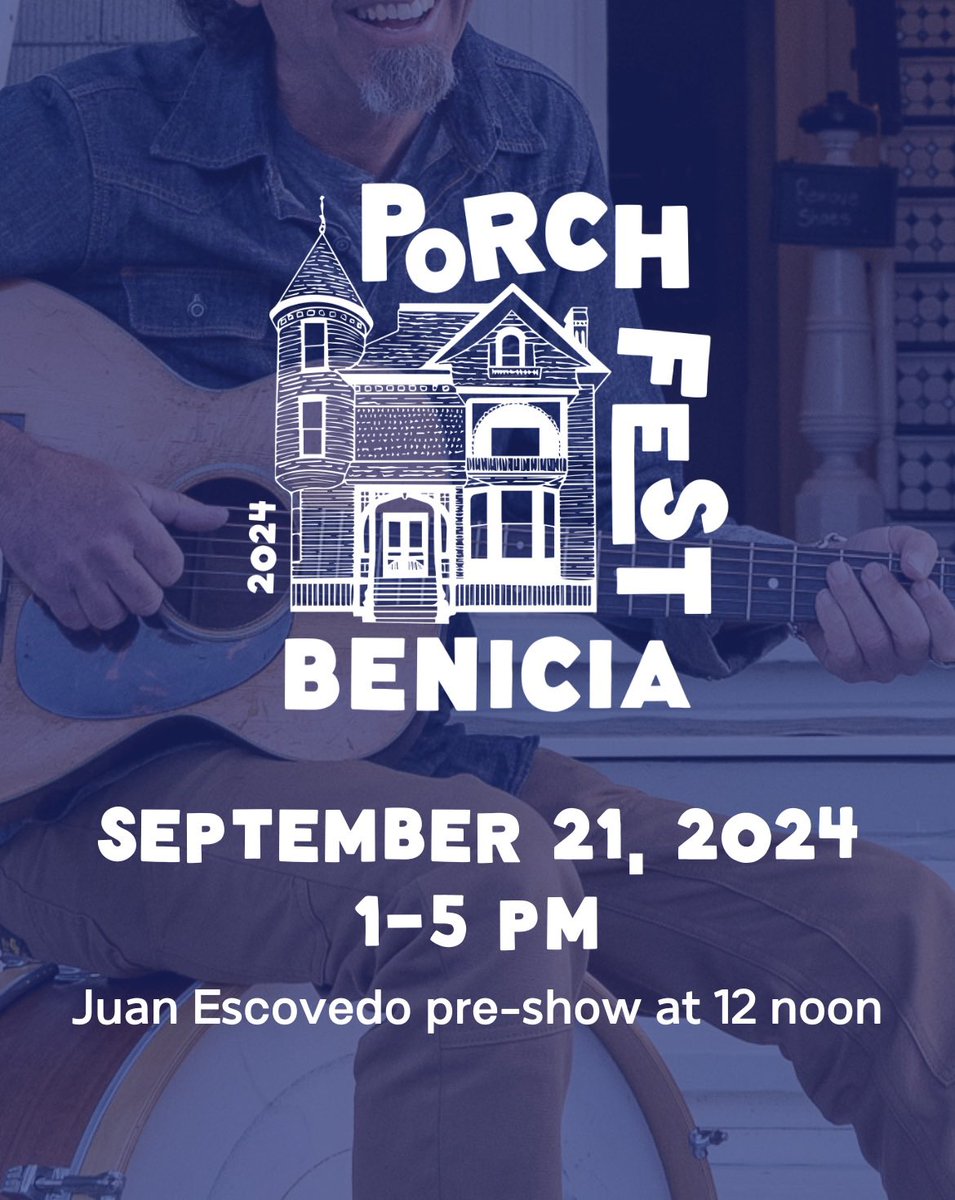 One week from today — Saturday, September 21 — it’s Porchfest Benicia: a vibrant FREE music festival celebrating the community, cuisine and character that captures the spirit of Benicia’s rich cultural heritage, brought to you by <a href="/BeniciaMagazine/">Benicia Magazine</a> !

porchfest-benicia.com
