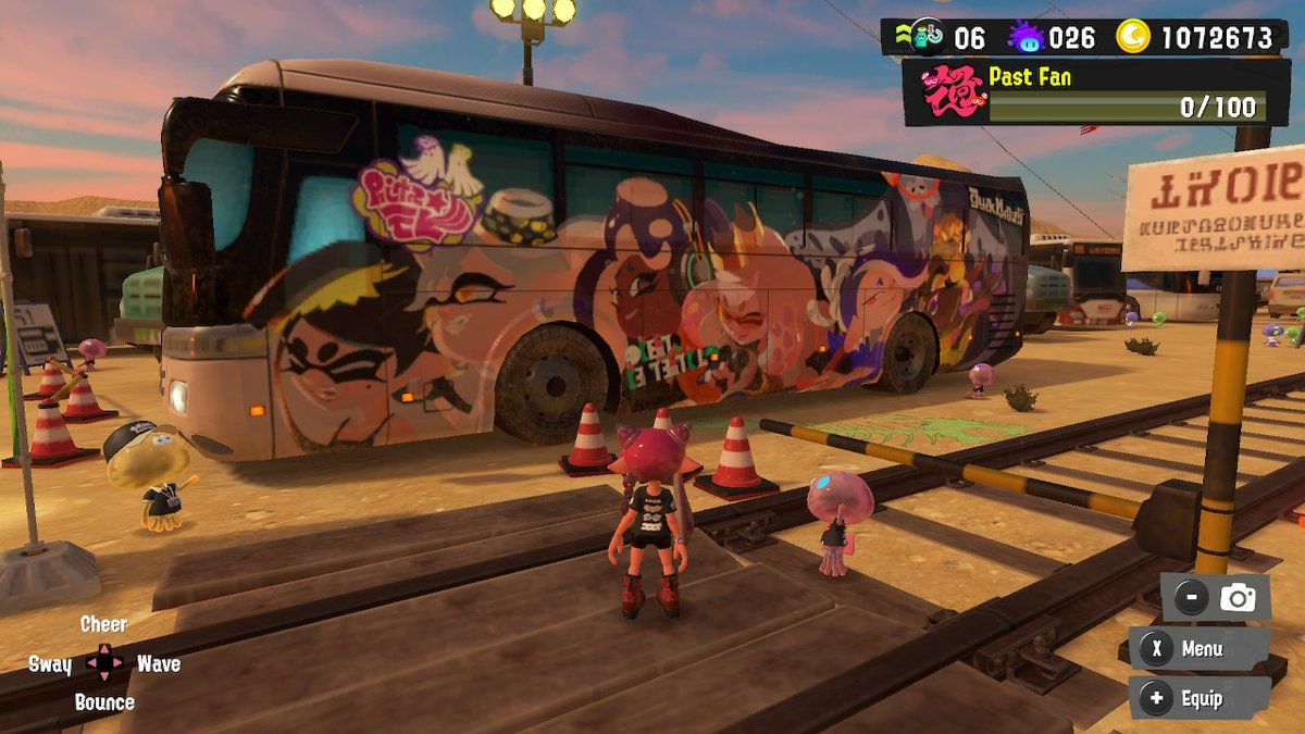 MinishBoy's tweet photo. El bus está muy bonito. #Splatfest https://t.co/xHA31Bgq8e