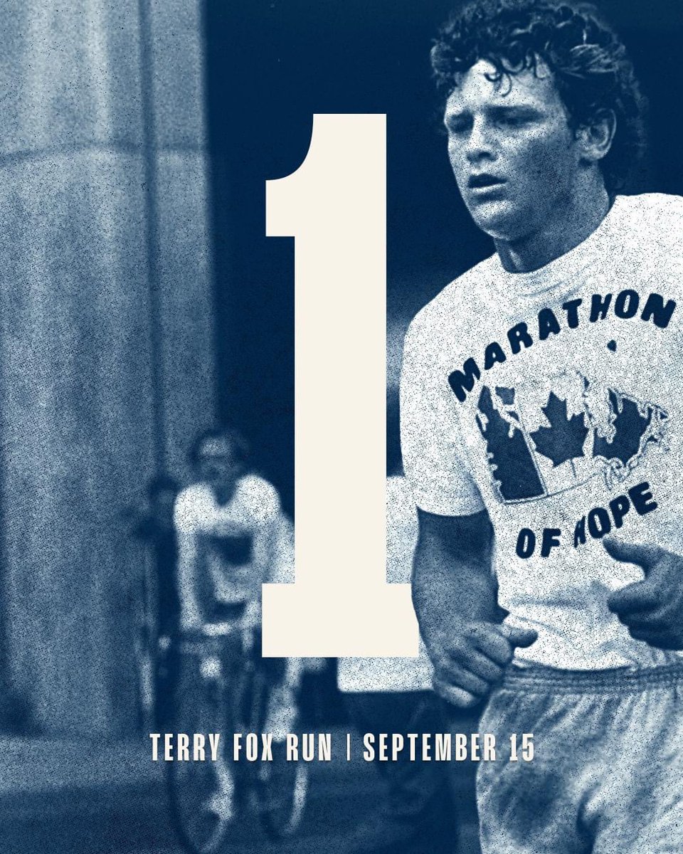 Rawkin_D's tweet photo. ☀️ 1 Day ☀️

Tomorrow is the 44th annual #TerryFoxRun. Don't miss this classic Canadian tradition! Register, fundraise, and join us across the country in support of bold, innovative cancer research for all Canadians.

https://t.co/fX1b3npEwc

#NoMatterWhat https://t.co/U46nrIAhzj