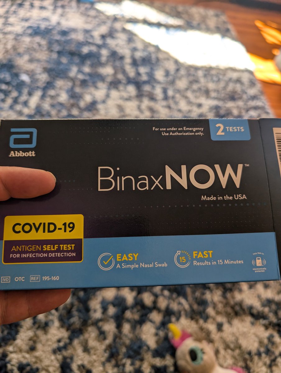 anthroman's tweet photo. We have two COVID test kits from @AbbottNews 
One was missing both tubes of solution, the other was missing one. 
They may want to reevaluate their QC procedures. https://t.co/H3iT8yO2a5