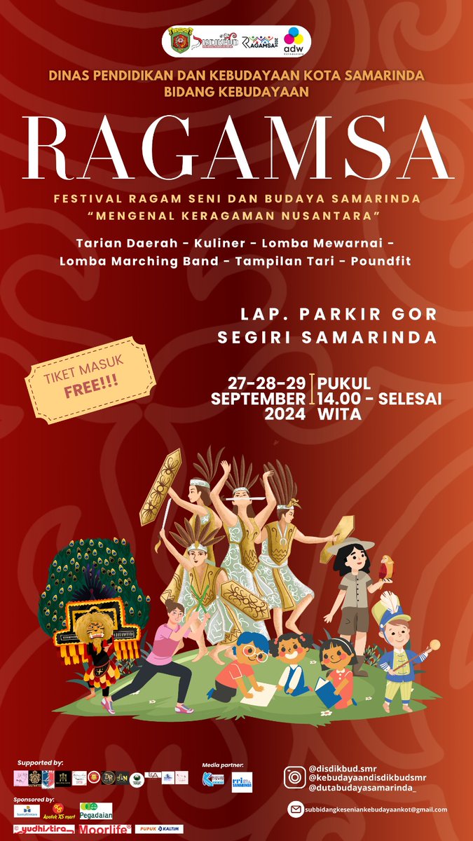 Yuk Festival Ragamsa Kota Samarinda 2024 di Lap GOR Segiri