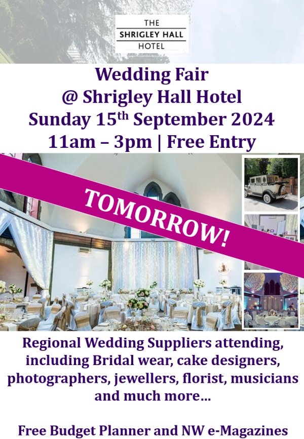 Tyingtheknotorg's tweet photo. ** TOMORROW **

Shrigley Hall Hotel Autumn Wedding Fair

Sunday 15th September 2024

Click link to view info. 
https://t.co/QUrqsetaDE

Come and view this stunning wedding venue, as well as meeting some fantastic and friendly wedding experts.

#shrigleyhallhotel
#shrigleyhall https://t.co/FxCooK5AHc
