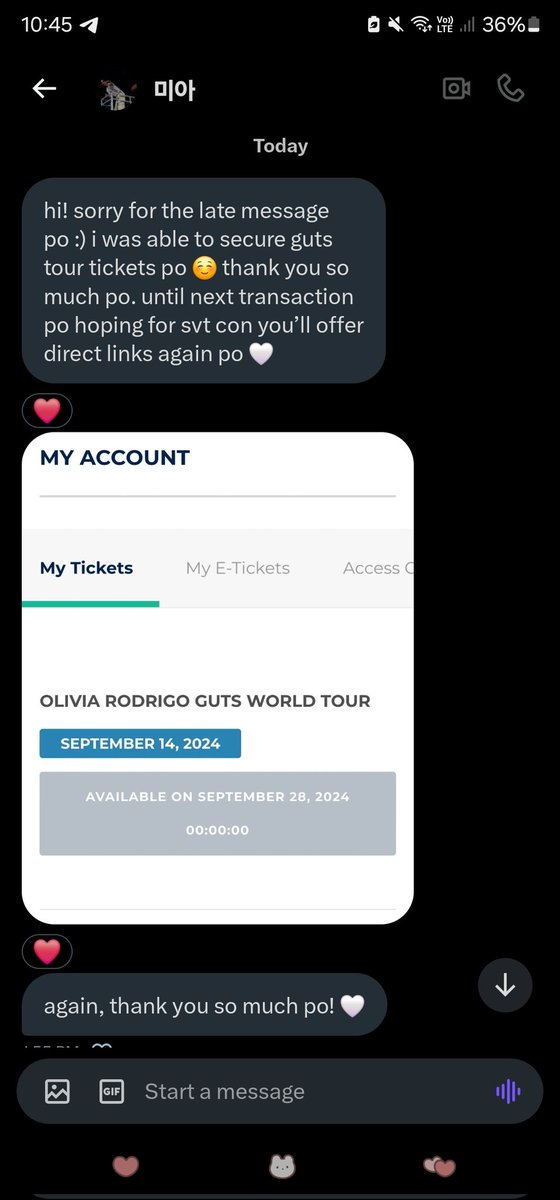 kyujincoll's tweet photo. olivia rodrigo direct link proofs 💗🫡 https://t.co/KkpSdw4ic3