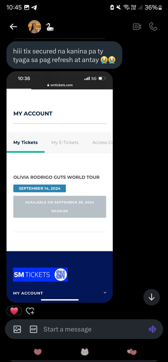 kyujincoll's tweet photo. olivia rodrigo direct link proofs 💗🫡 https://t.co/KkpSdw4ic3