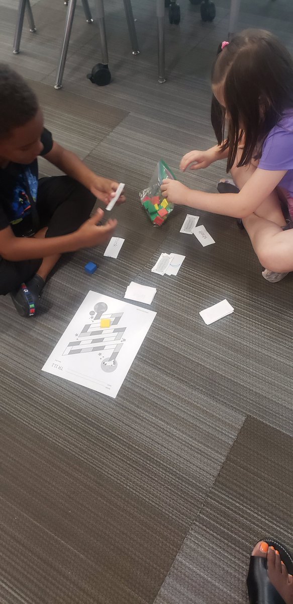 PREPRIDE's tweet image. Second-grade students enjoyed playing a game to practice spelling words.