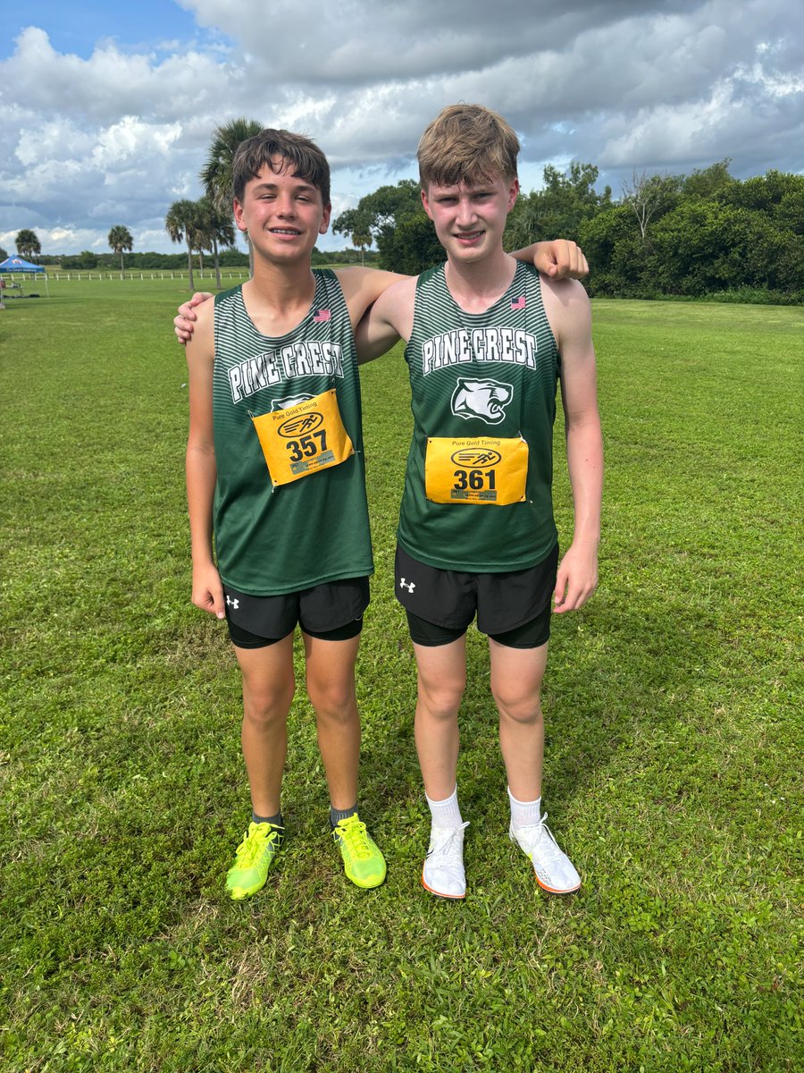 pinecresttrack's tweet image. Middle School teams hosted their first meet of the season with boys winning and girls placing 4th. Alexis Bret &amp;amp; Rafi Armand-Blumberg go 1-2 &amp;amp; girls led by 6-7 finish from Sophia Miscione &amp;amp; Gabriella Roppolo! #PCXCountry #PCTrack #PCAthletics #PCPanthers #PCAlumni