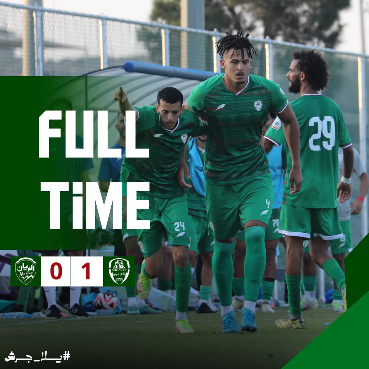 Jurash_FC's tweet image. 🕒 نهاية المباراة 

جرش  1✖️ 0  الريان 

الفففف مبرووكك لجماهيرنا 😍♥️💚

#جرش_الريان
#يلا_جرش
#دوري_الدرجة_الثانية #SDL