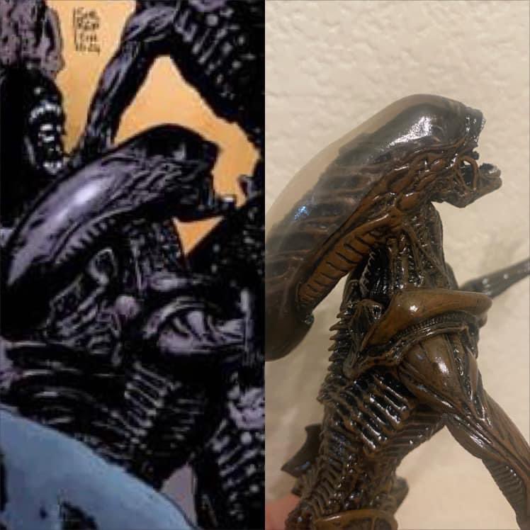 Engineer_LV426's tweet photo. The NECA runner from AFE features heavily in this comic cover (more in comments too) 🤔 https://t.co/UraMgmp4yT