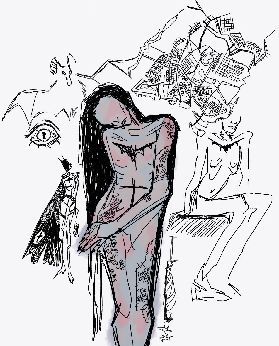 abysswaves's tweet photo. bruce phone doodles https://t.co/3KpfwFh0gp