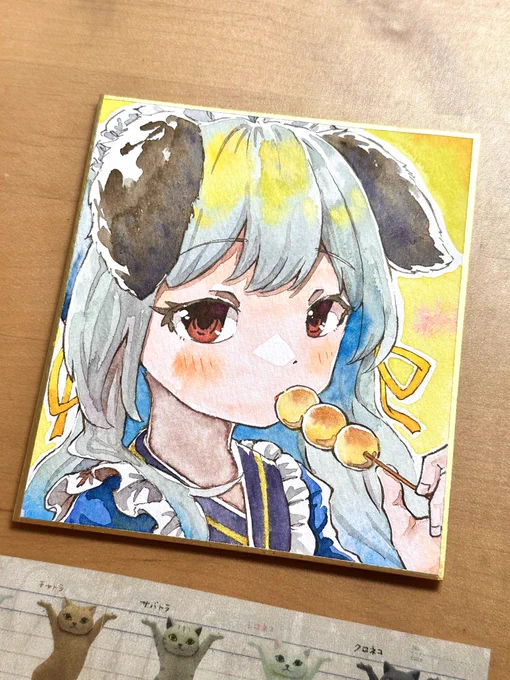 #BlueArchive 今日の色紙絵