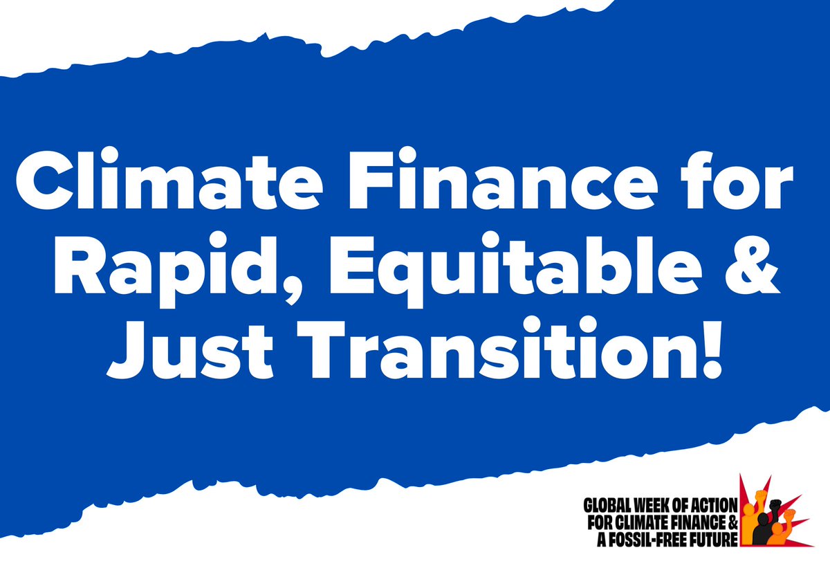 Climate Finance for Rapid, Equitable, and Just Transition!

🗓️ Today is the Day of Action on Just Transition! 🌍 Across the globe, movements and unions are calling on Northern governments and corporations to #PayUp their climate debt.

#ClimateFinance4JustTransition