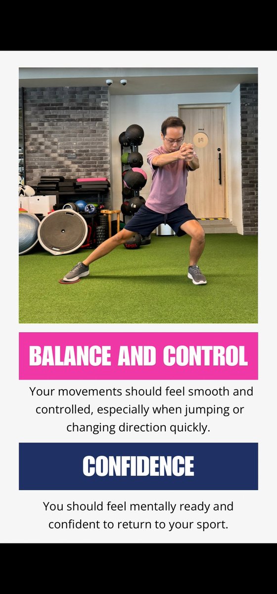 GoBeyondRehab's tweet photo. Our suggestion is to allow people back to sport if they have satisfied the key criteria mentioned in this post, such as clearing the functional tests, regaining confidence in playing, and implementing an injury prevention programme before each training session and match #ACLrecon https://t.co/M8DbdodBdP