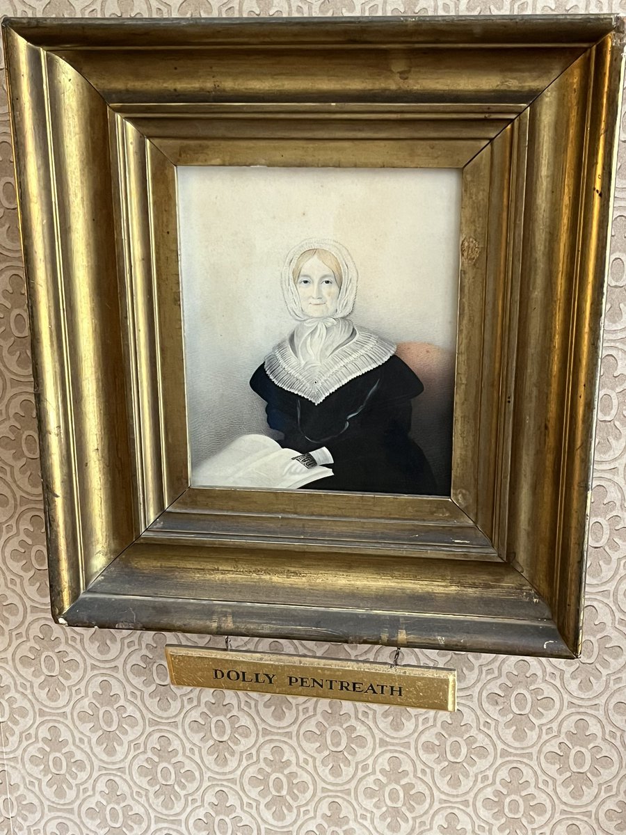 kensabroadhurst's tweet image. Heritage Open Day at #Trerice with the most unlikely portrait of Dolly Pentreath. I feel a #journalarticle coming on…