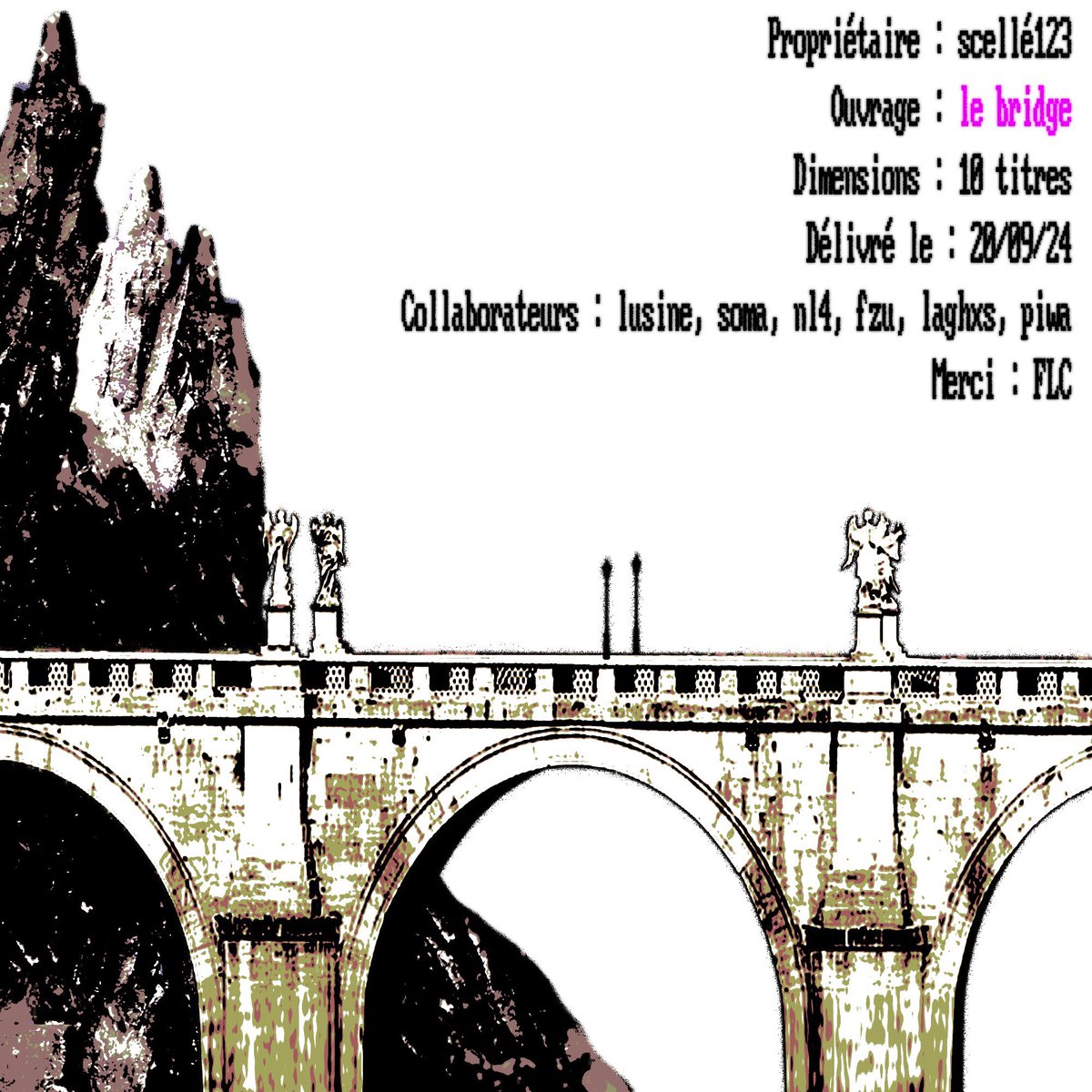 LE BRIDGE

10 TITRES
20/09

MERCI