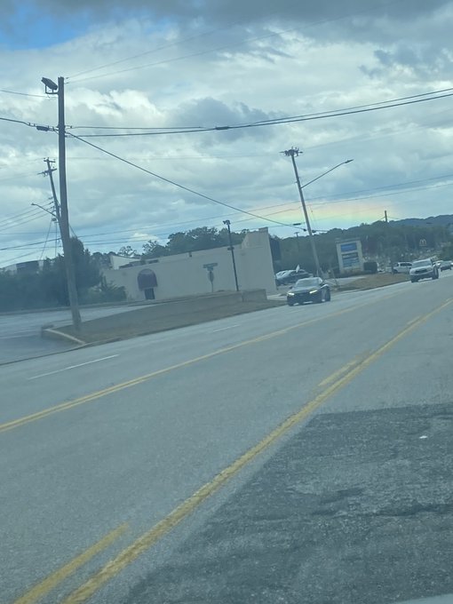 I saw this BIG beautiful RAINBOW 🌈 yesterday in the sky, why did it look different than other rainbows