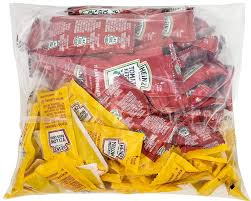 CapitalizeTheK's tweet photo. There is an alarming increase in the number of mustard and ketchup packets being stolen from fast food places in Springfield Ohio. What's up? https://t.co/8HReWyi9q6