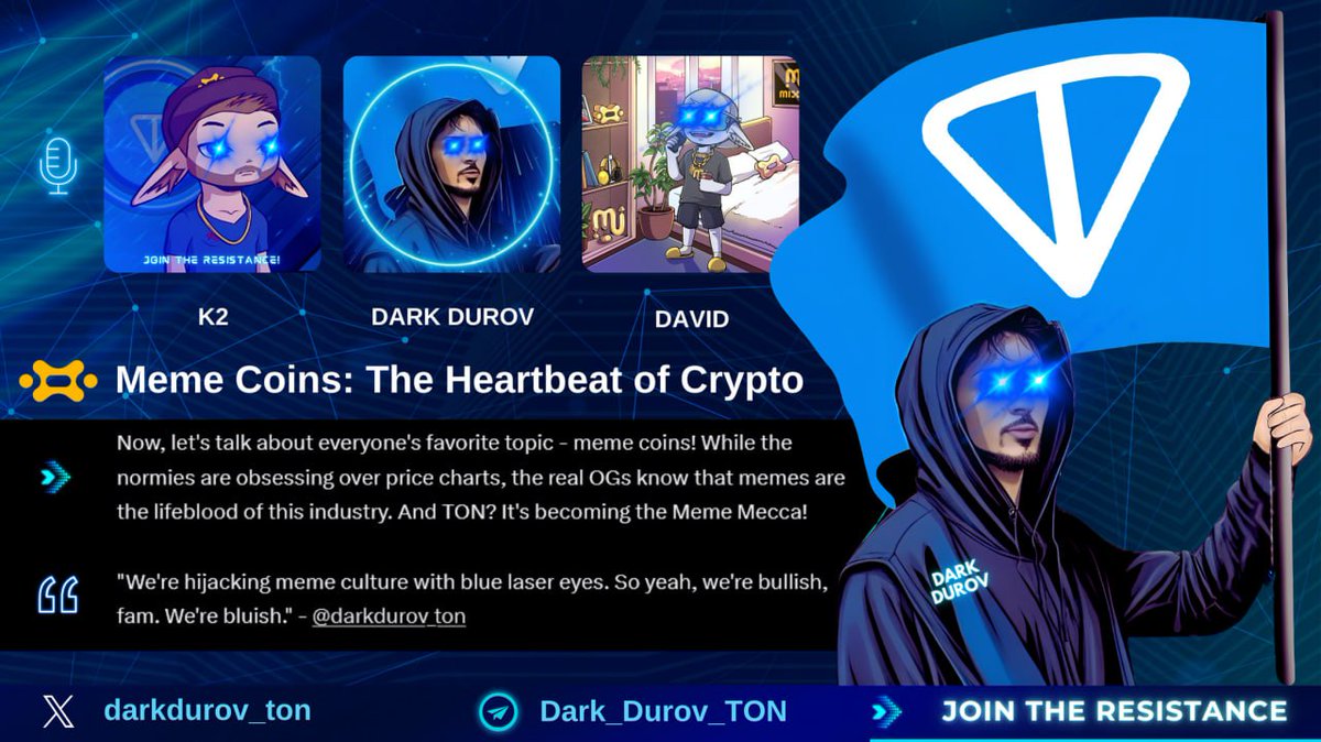 darkdurov_ton's tweet image. GM Mel ✊