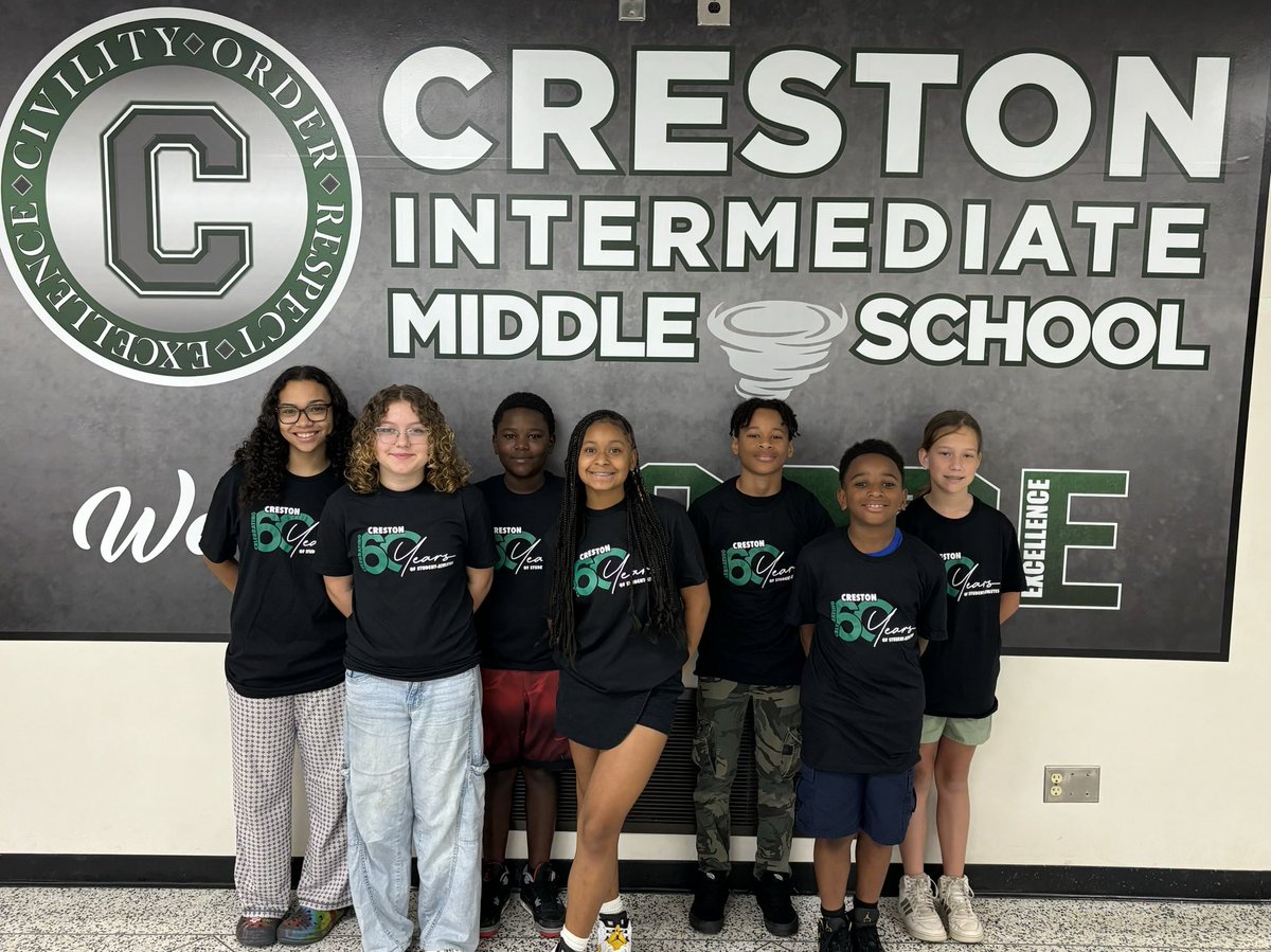 CIMS_Athletics's tweet image. Creston Student Athletes of the Week rocking the new 60th Anniversary T-shirts!! 🫶🏼
We are proud to celebrate all of our tremendous student athletes from the past, and present! 
Tradition Never Graduates!  
#PRIDE #WarrenWill