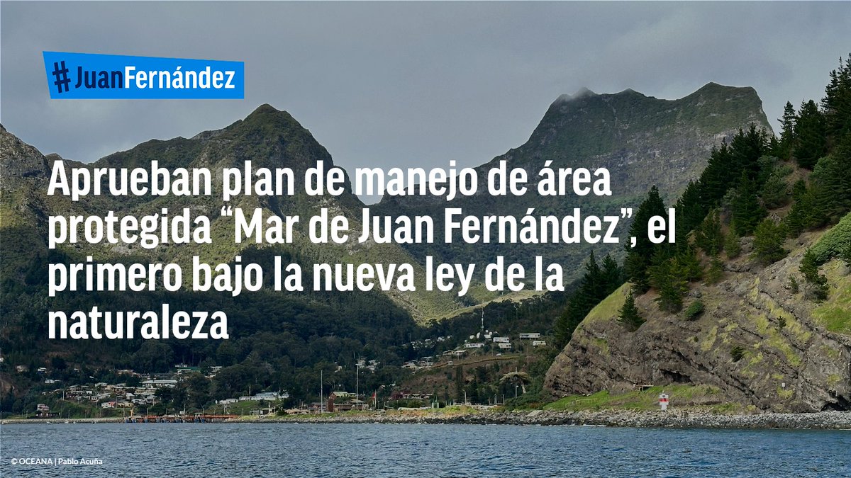 📰 #Comunicado | En una concurrida ceremonia, se celebró la firma simbólica del plan de administración del área marina protegida de #JuanFernández, un hito histórico al tratarse del primero del Servicio de Biodiversidad y Áreas Protegidas. Además, es un ejemplo en materia de