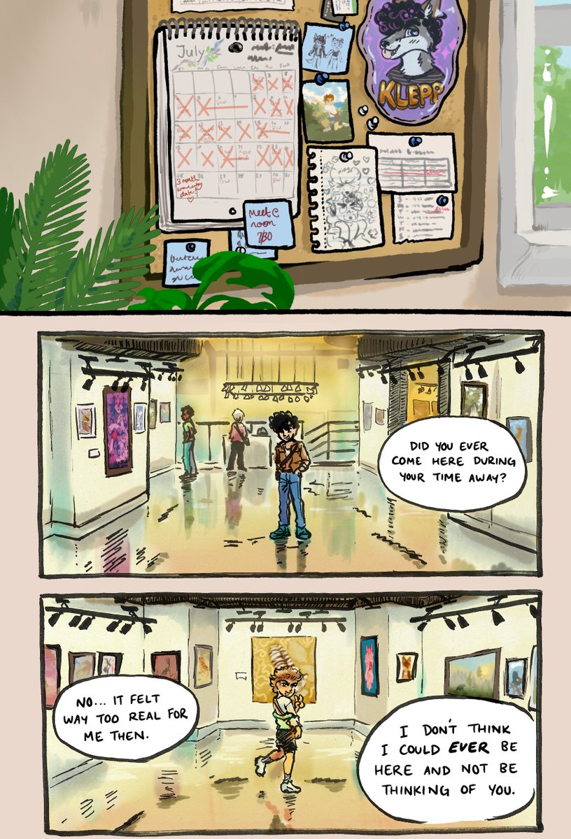 StudioScheppen's tweet image. Greetings Twitter u_u &amp;lt;3 The final chapter of my webcomic Sun Sprain starts its upload sessions today! New pages daily at 8 am! Can't wait for u to see it!
Read here: StudioScheppen.com 
The comic is about: 🏳️‍⚧️🏳️‍🌈💞🫂🌞♾️

Read chapter 1-2 / etc. sunsprain.carrd.co ☀️