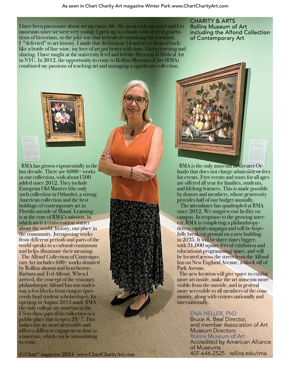 ChartMagazine's tweet photo. Charting Rollins Museum of Art #winterpark #winterparkfl #parkavenue #artmuseum #rollinscollege Chart #magazine with our only two topics of #charity and #art in #florida for 20 years @chartmagazine @rollinsmuseum @rollinscollege with a new RMA building in the works off #parkave https://t.co/pJ2RiCkOoI