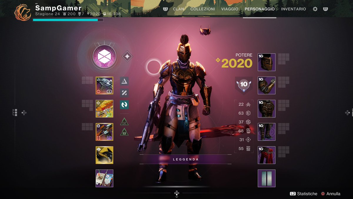 Sam_Pgamer's tweet photo. Finally after many hours farming for this, is mine! #Legendtitle #imlegend #destiny2 #bungie #destinythegame https://t.co/ln7ZakU28Q