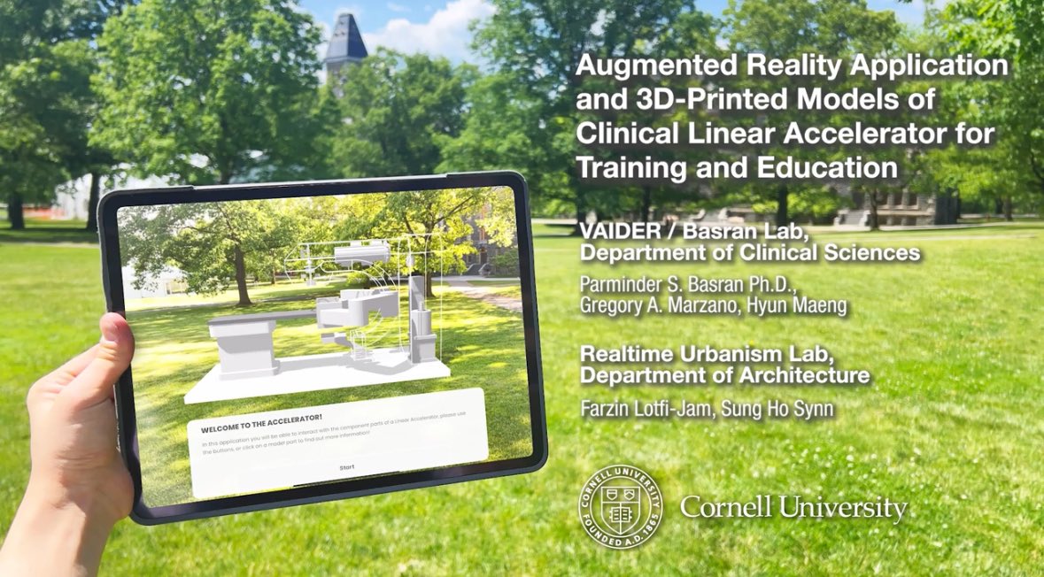 © Parminder S. Basran (@psbasran) on Twitter photo With Farzin Lotfi-Jam <a href="/CornellAAP/">Cornell AAP</a> and students we devise AR and VR educational models aimed at those who don’t have access to modern linear accelerators used in #radiotherapy.
#OpenAccess #medphys
paper->
sciencedirect.com/science/articl…
video->
ars.els-cdn.com/content/image/… With Farzin Lotfi-Jam <a href="/CornellAAP/">Cornell AAP</a> and students we devise AR and VR educational models aimed at those who don’t have access to modern linear accelerators used in #radiotherapy.
#OpenAccess #medphys
paper->
sciencedirect.com/science/articl…
video->
ars.els-cdn.com/content/image/…