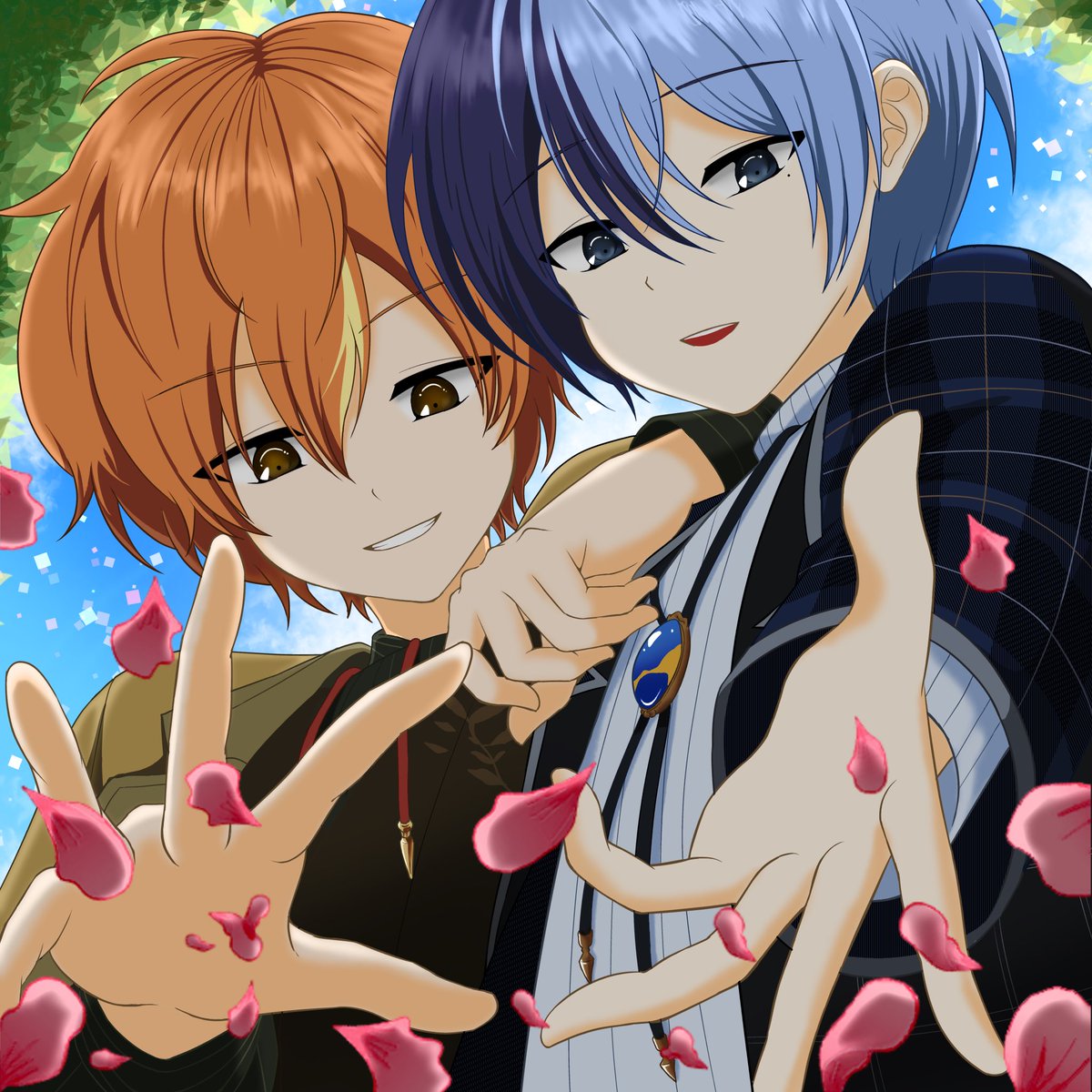 # 仕上がりとラフを同時にアップしてみよう
便乗 