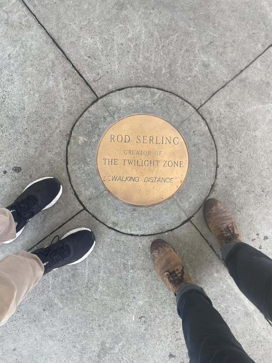 Gotta pay your respects when you
Roll up to @TZSerlingFest