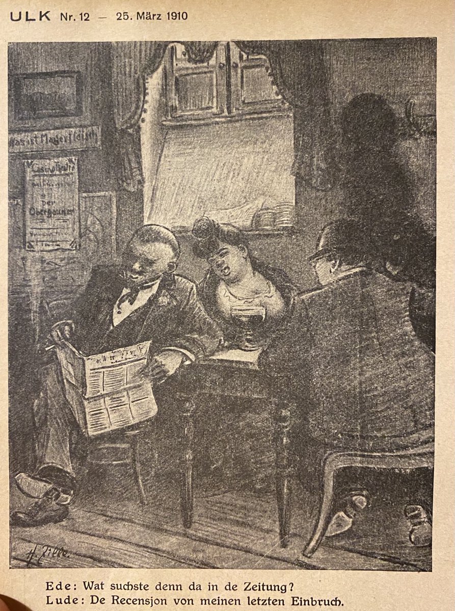 Le Berlin populaire et sa pègre, en 1910, par Heinrich Zille - dans Ulk. 
